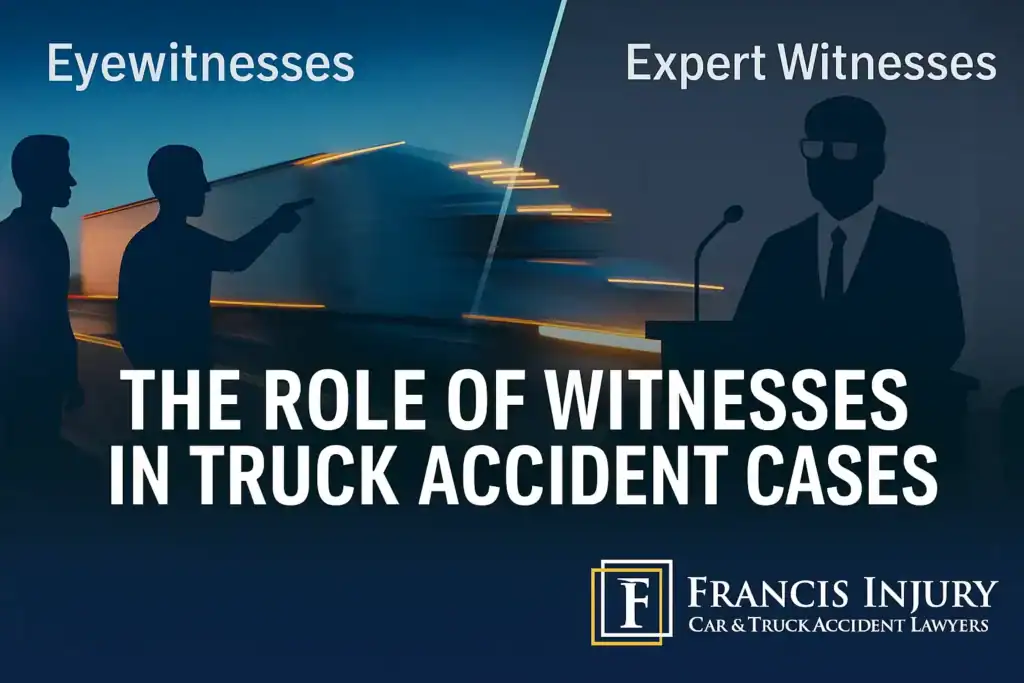The Role of Witnesses in Truck Accident Cases